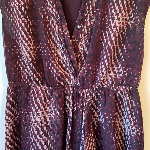 Converse All Star Maroon & Tan Snake Patter Dress - Picture 3 of 13